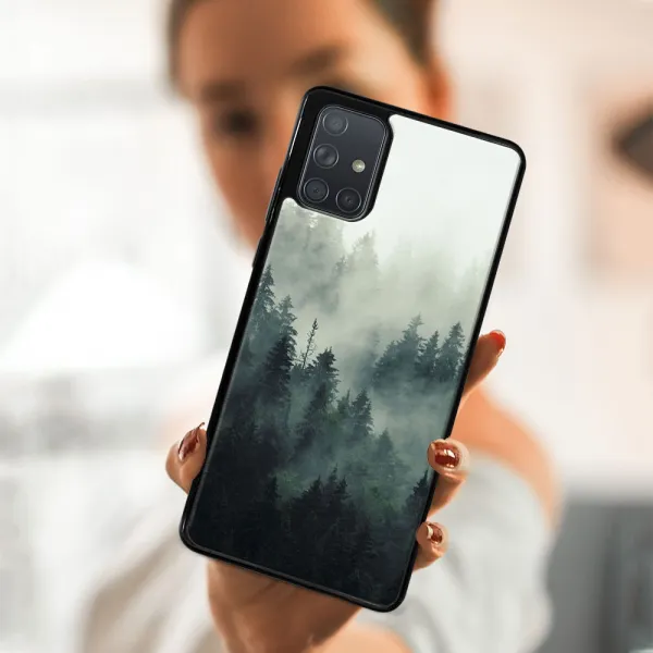 MY ART Silikónový kryt Samsung Galaxy A71 FOREST (248)
