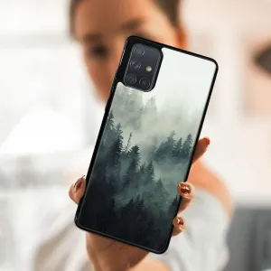 MY ART Silikónový kryt Samsung Galaxy A71 FOREST (248)