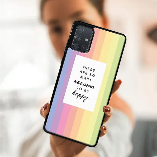 MY ART Silikónový kryt Samsung Galaxy A71 REASONS (040)