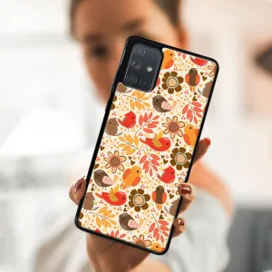MY ART Silikónový kryt Samsung Galaxy A71 BIRDS (004)
