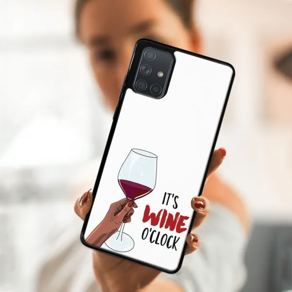 MY ART Silikónový kryt Samsung Galaxy A71 WINE (007)