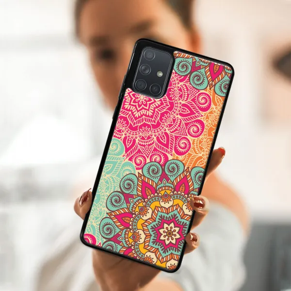 MY ART Silikónový kryt Samsung Galaxy A71 MANDALA (043)