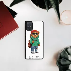 MY ART Silikónový kryt Samsung Galaxy A71 BEAR (177)