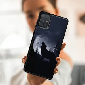 MY ART Silikónový kryt Samsung Galaxy A71 WOLF (247)