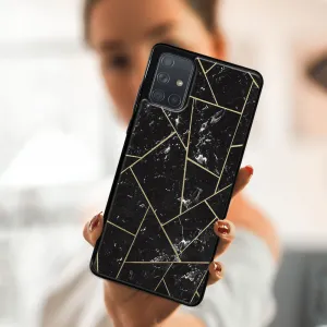 MY ART Ochranný obal Samsung Galaxy A71 -POLYGONAL (150)