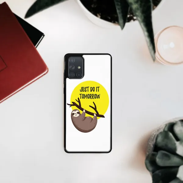 MY ART Silikónový kryt Samsung Galaxy A71 SLOTH (188)