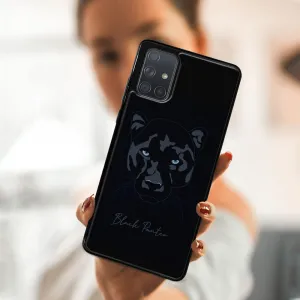 MY ART Silikónový kryt Samsung Galaxy A71 PANTHER (245)
