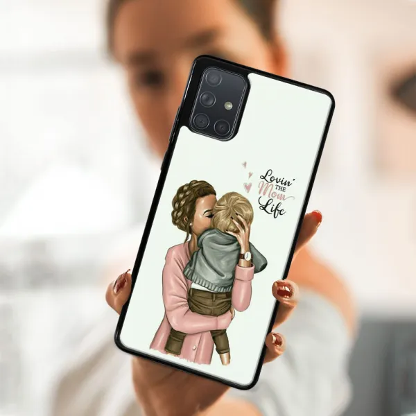 MY ART Silikónový kryt Samsung Galaxy A71 MOM LIFE (118)