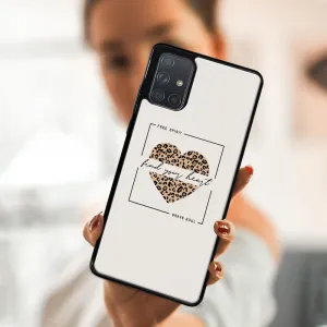 MY ART Silikónový kryt Samsung Galaxy A71 WILD HEART (241)