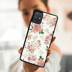 MY ART Silikónový kryt Samsung Galaxy A71 PINK ROSES (016)