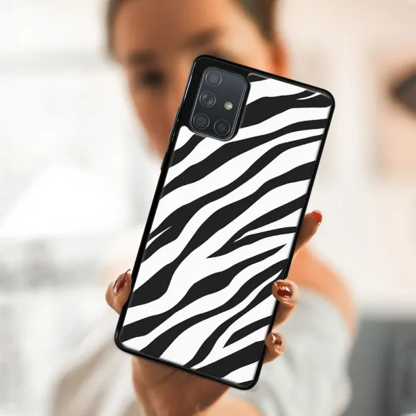 MY ART Silikónový kryt Samsung Galaxy A71 ZEBRA (049)