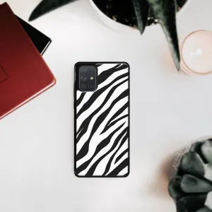 MY ART Silikónový kryt Samsung Galaxy A71 ZEBRA (049)