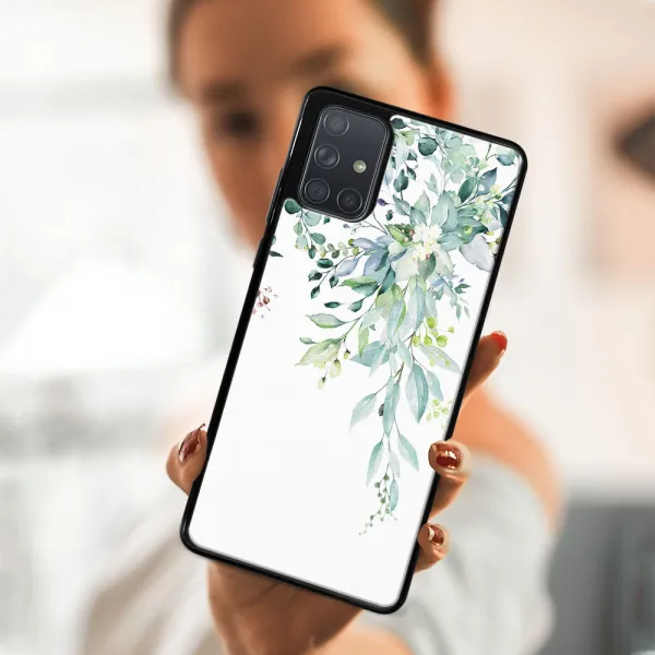 MY ART Ochranný obal Samsung Galaxy A71 -GREENERY (155)