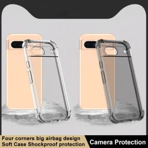 IMAK Ochranný silikónový obal pre Google Pixel 8a priehľadný