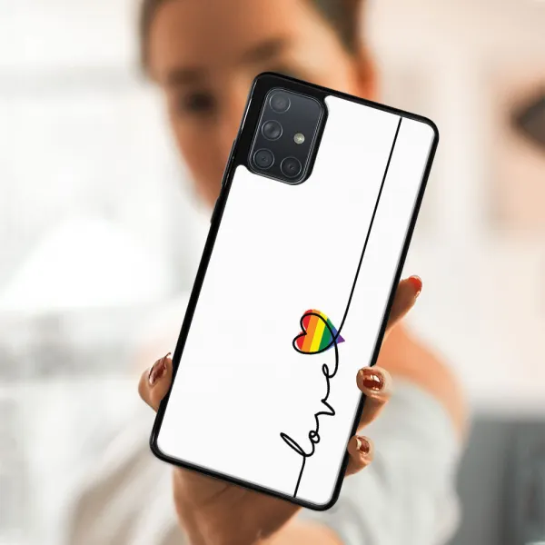 MY ART Silikónový kryt Samsung Galaxy A71 LOVE (054)