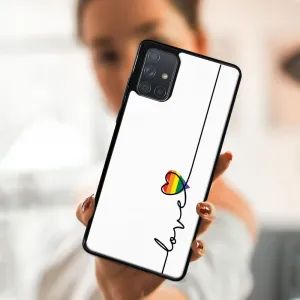 MY ART Silikónový kryt Samsung Galaxy A71 LOVE (054)