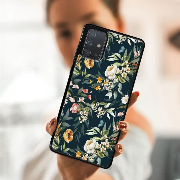MY ART Ochranný obal Samsung Galaxy A71 -FLORAL (158)