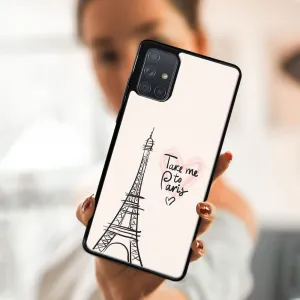MY ART Silikónový kryt Samsung Galaxy A71 PARIS (057)
