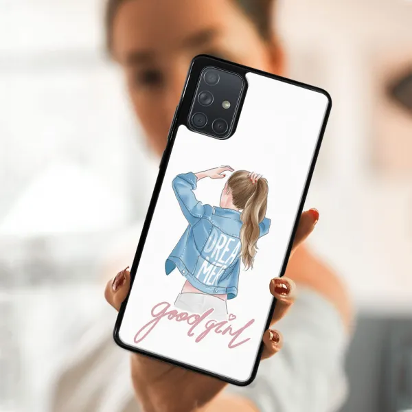 MY ART Ochranný obal Samsung Galaxy A71 -GOOD GIRL (130)