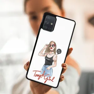 MY ART Ochranný obal Samsung Galaxy A71 -TOUGH GIRL (131)