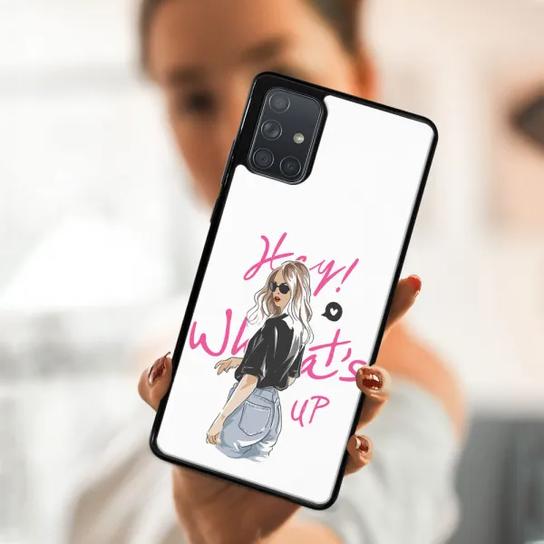MY ART Ochranný obal Samsung Galaxy A71 -WHATSUP (132)
