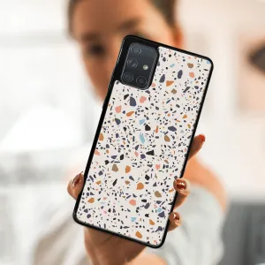 MY ART Ochranný obal Samsung Galaxy A71 -BEIGE TERRAZZO (162)