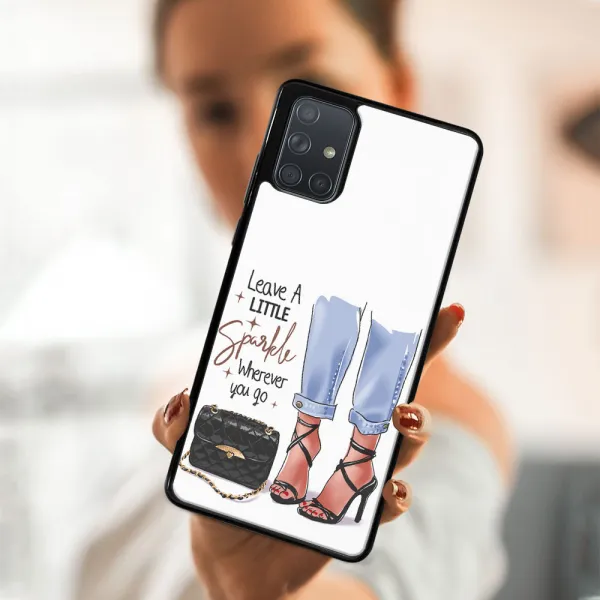 MY ART Silikónový kryt Samsung Galaxy A71 SHOES (061)