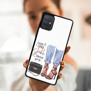 MY ART Silikónový kryt Samsung Galaxy A71 SHOES (061)