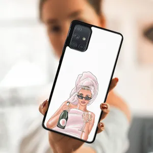 MY ART Ochranný obal Samsung Galaxy A71 -CHAMPAGNE (134)