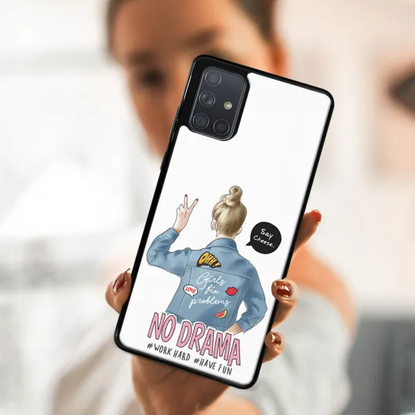 MY ART Silikónový kryt Samsung Galaxy A71 NO DRAMA  (138)