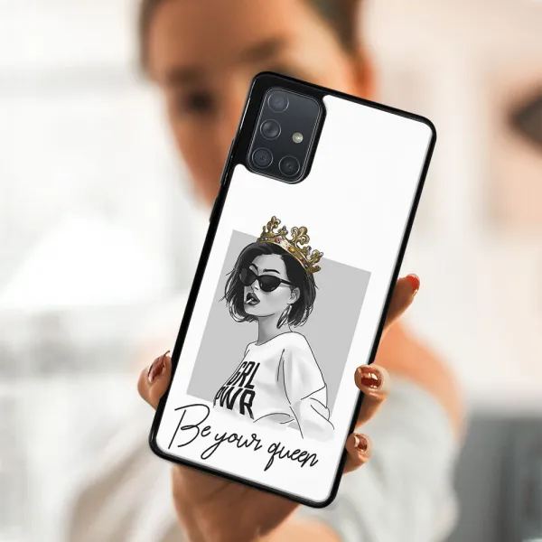 MY ART Ochranný obal Samsung Galaxy A71 -QUEEN (139)