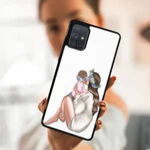 MY ART Ochranný obal Samsung Galaxy A71-BABY GIRL (111)