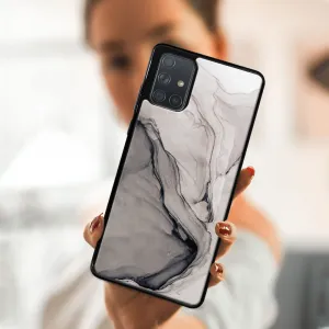 MY ART Ochranný obal Samsung Galaxy A71 -BLACK INK (146)
