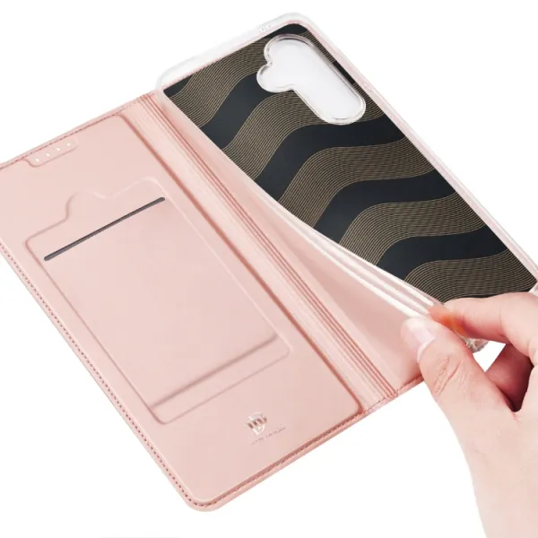 DUX Zaklápacie puzdro pre Samsung Galaxy S24 FE 5G ružové