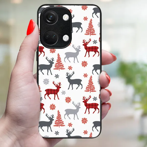 MY ART Kryt s vianočným dizajnom OnePlus Nord 3 5G DEER (068)
