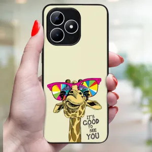 MY ART Ochranný kryt pre Realme Note 50 GIRAFFE (180)
