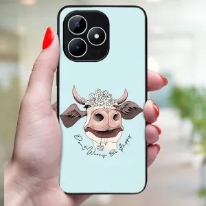 MY ART Ochranný kryt pre Realme Note 50 HAPPY COW (181)