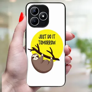 MY ART Ochranný kryt pre Realme Note 50 SLOTH (188)