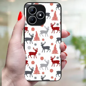 MY ART Kryt s vianočným dizajnom Realme Note 50 DEER (068)