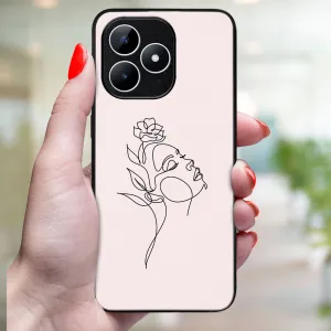 MY ART Ochranný kryt pre Realme Note 50 ROSE GIRL (198)
