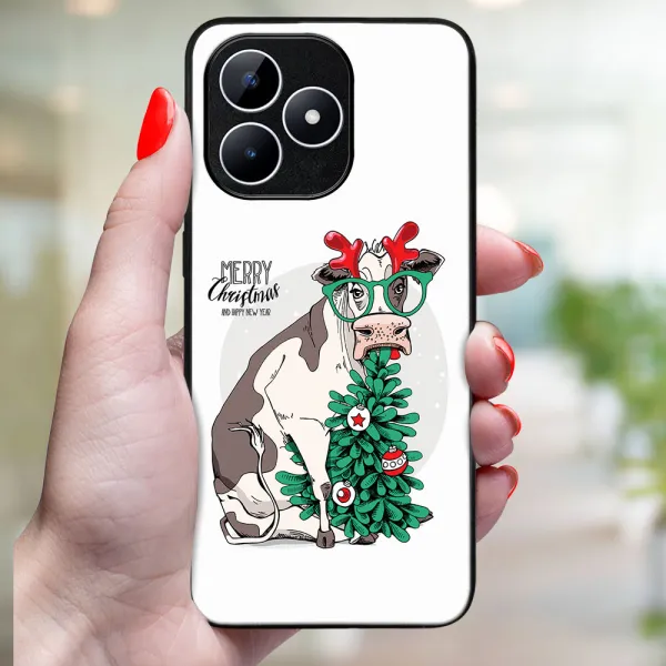 MY ART Kryt s vianočným dizajnom Realme Note 50 MERRY CHRISTMAS (074)