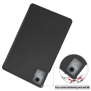 LEATHER Zaklápací kryt pre Lenovo Tab K11 Plus čierny