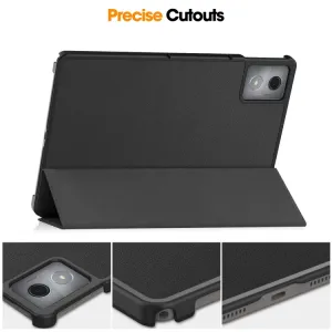 LEATHER Zaklápací kryt pre Lenovo Tab K11 Plus čierny