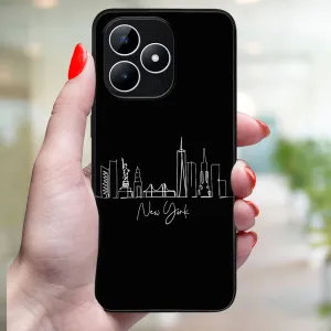MY ART Ochranný kryt pre Realme Note 50 NEW YORK (207)