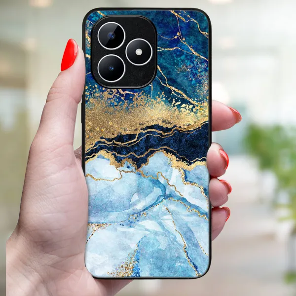 MY ART Ochranný kryt pre Realme Note 50 BLUE MARBLE (141)