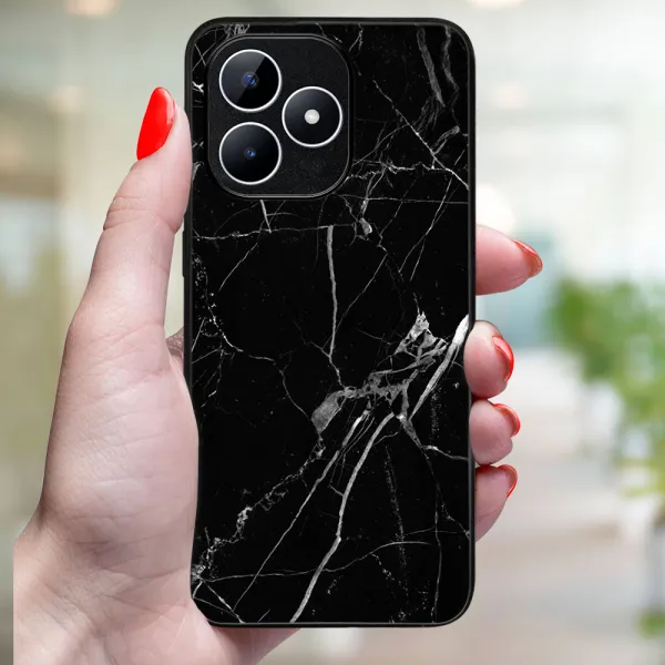 MY ART Ochranný kryt pre Realme Note 50 BLACK MARBLE (142)