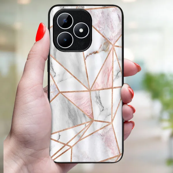 MY ART Ochranný kryt pre Realme Note 50 PINK MARBLE (143)