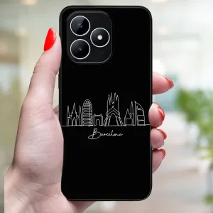 MY ART Ochranný kryt pre Realme Note 50 BARCELONA (213)