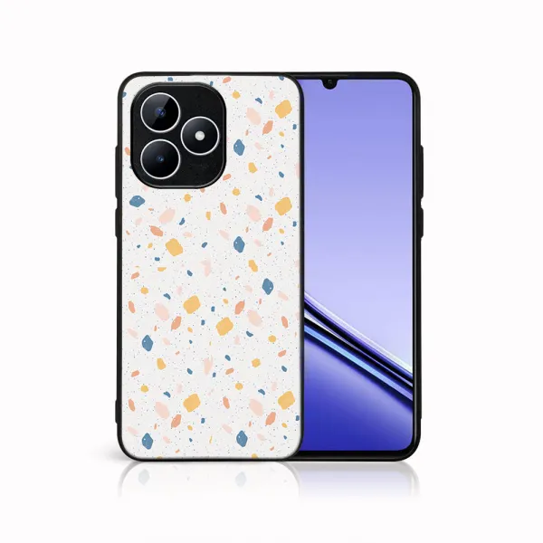 MY ART Ochranný kryt pre Realme Note 50 ORANGE TERRAZZO (165)