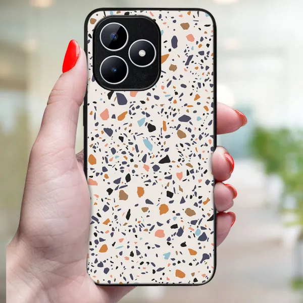 MY ART Ochranný kryt pre Realme Note 50 BEIGE TERRAZZO (162)